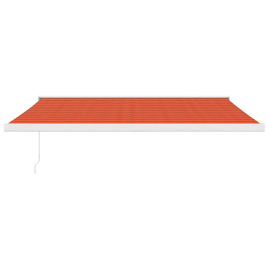 Ištraukiama markizė, oranžinė/ruda, 4,5x3m, audinys/aliuminis