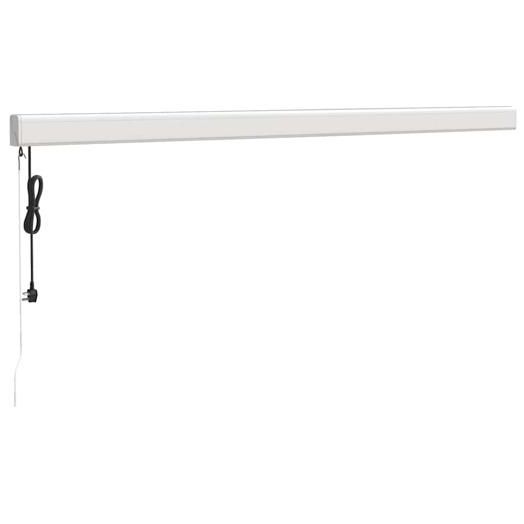 Retractable awning, orange/brown, 4.5x3m, fabric/aluminium