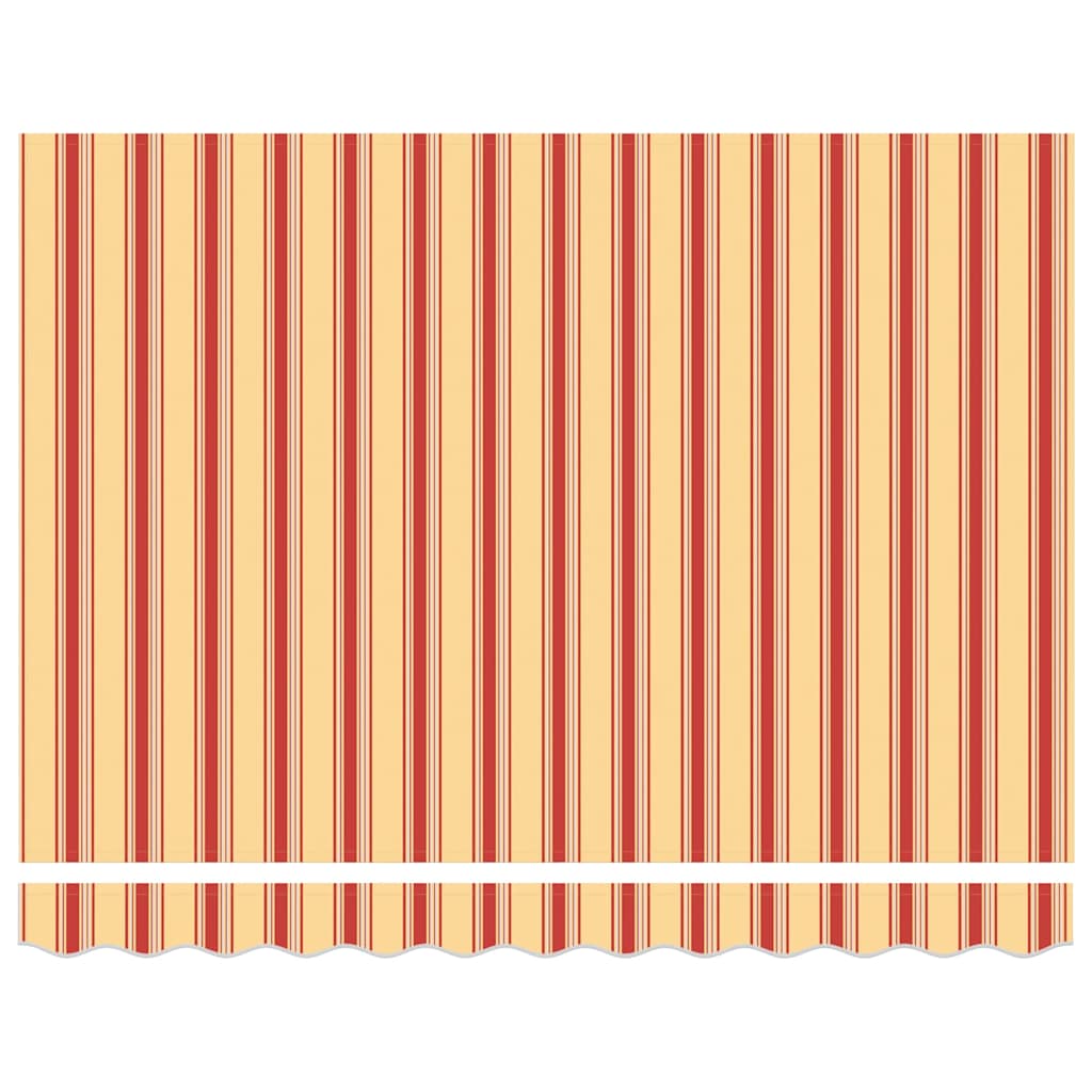 Ištraukiama markizė, geltona/balta, 3,5x2,5m, audinys/aliuminis