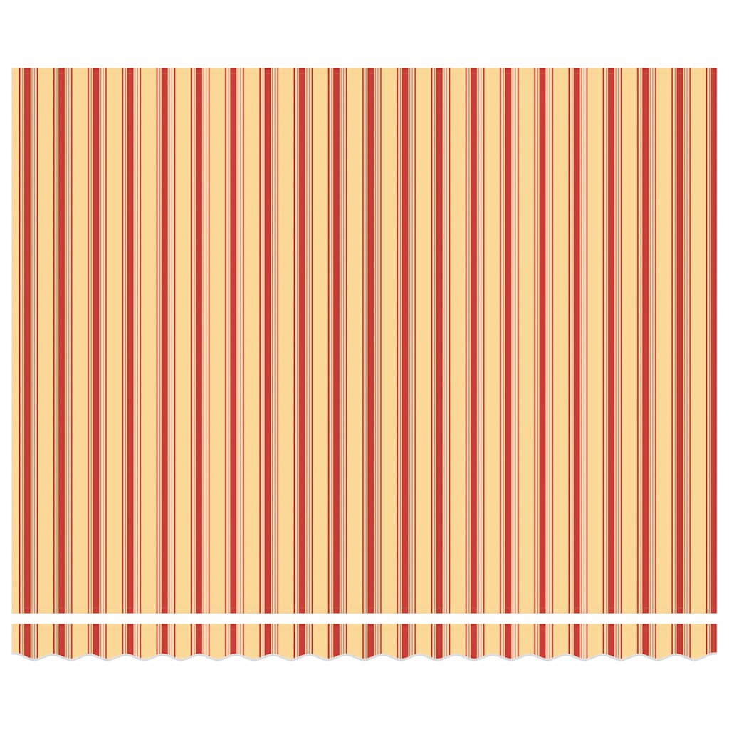 Ištraukiama markizė, geltona/balta, 4,5x3m, audinys/aliuminis