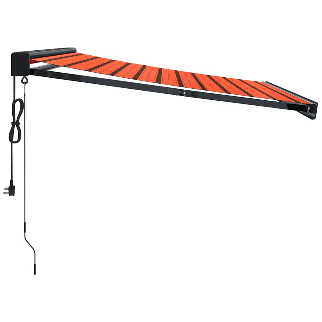 Ištraukiama markizė, oranžinė/ruda, 3x2,5m, audinys/aliuminis
