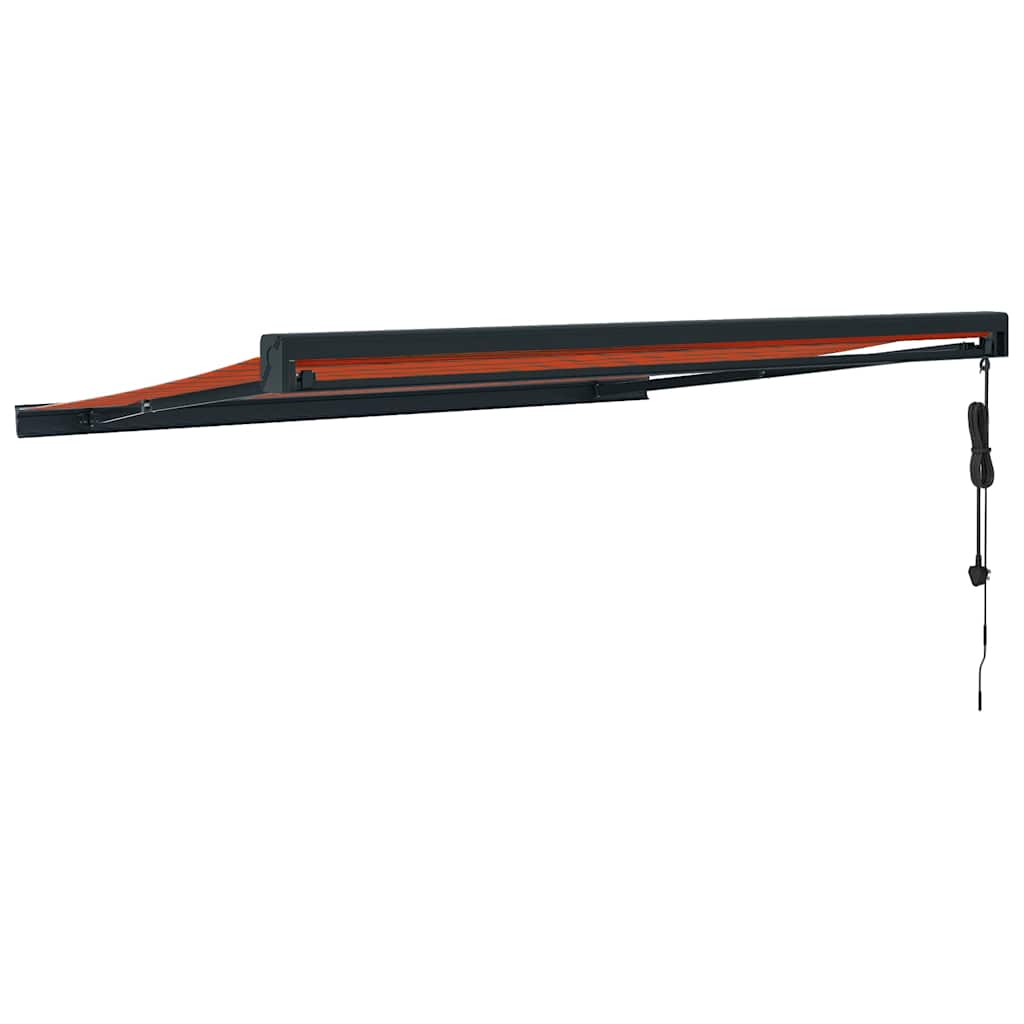 Ištraukiama markizė, oranžinė/ruda, 3x2,5m, audinys/aliuminis