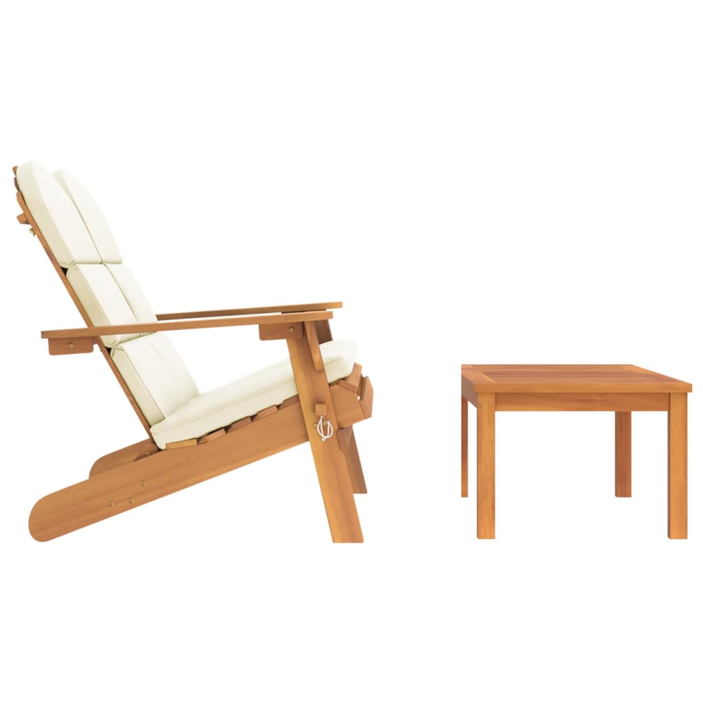 Dārza Adirondack komplekts, 2 daļas, masīva akācijas koksne