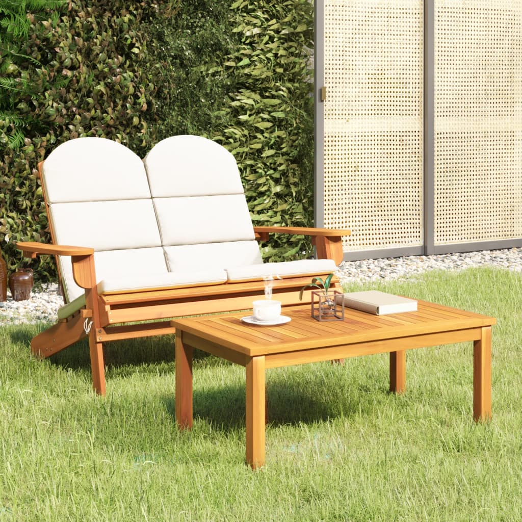 Dārza Adirondack komplekts, 2 daļas, masīva akācijas koksne