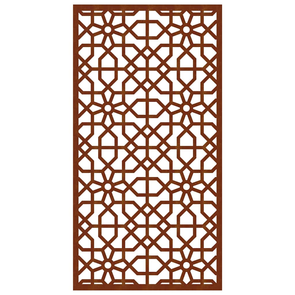 Sodo sienos dekoracija, 105x55cm, corten plienas