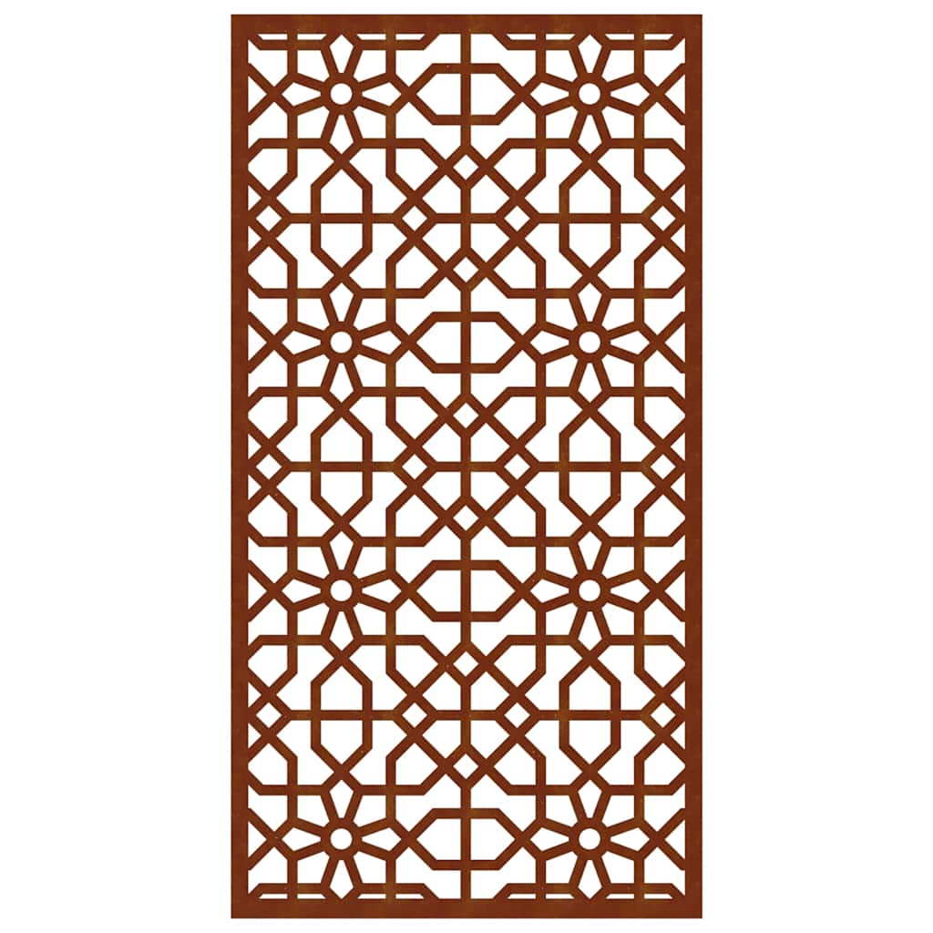 Sodo sienos dekoracija, 105x55cm, corten plienas