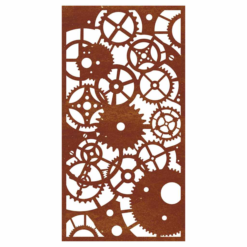 Sodo sienos dekoracija, 105x55cm, corten plienas