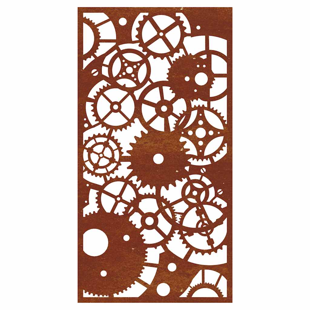 Sodo sienos dekoracija, 105x55cm, corten plienas