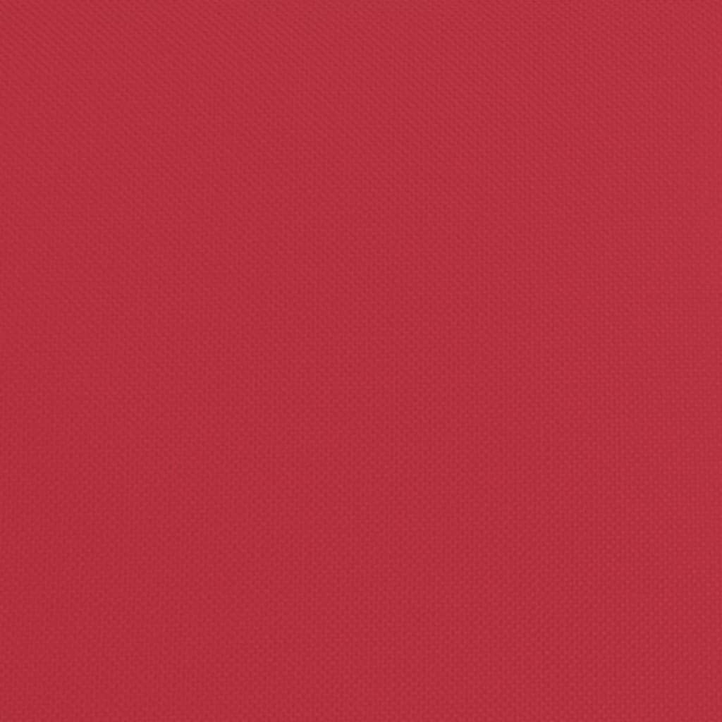Folding sun lounger, red, Oxford fabric/steel