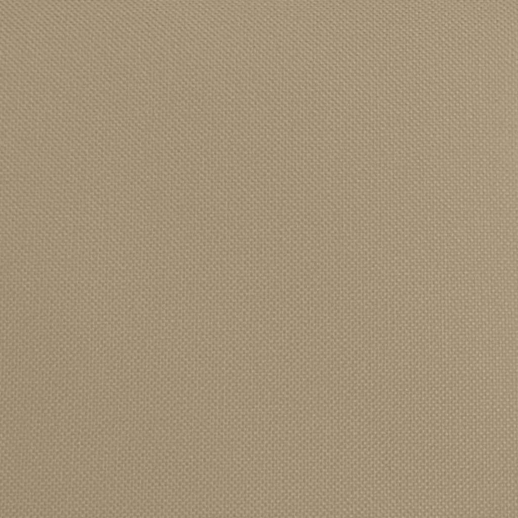 Folding sun lounger, taupe, Oxford fabric/steel