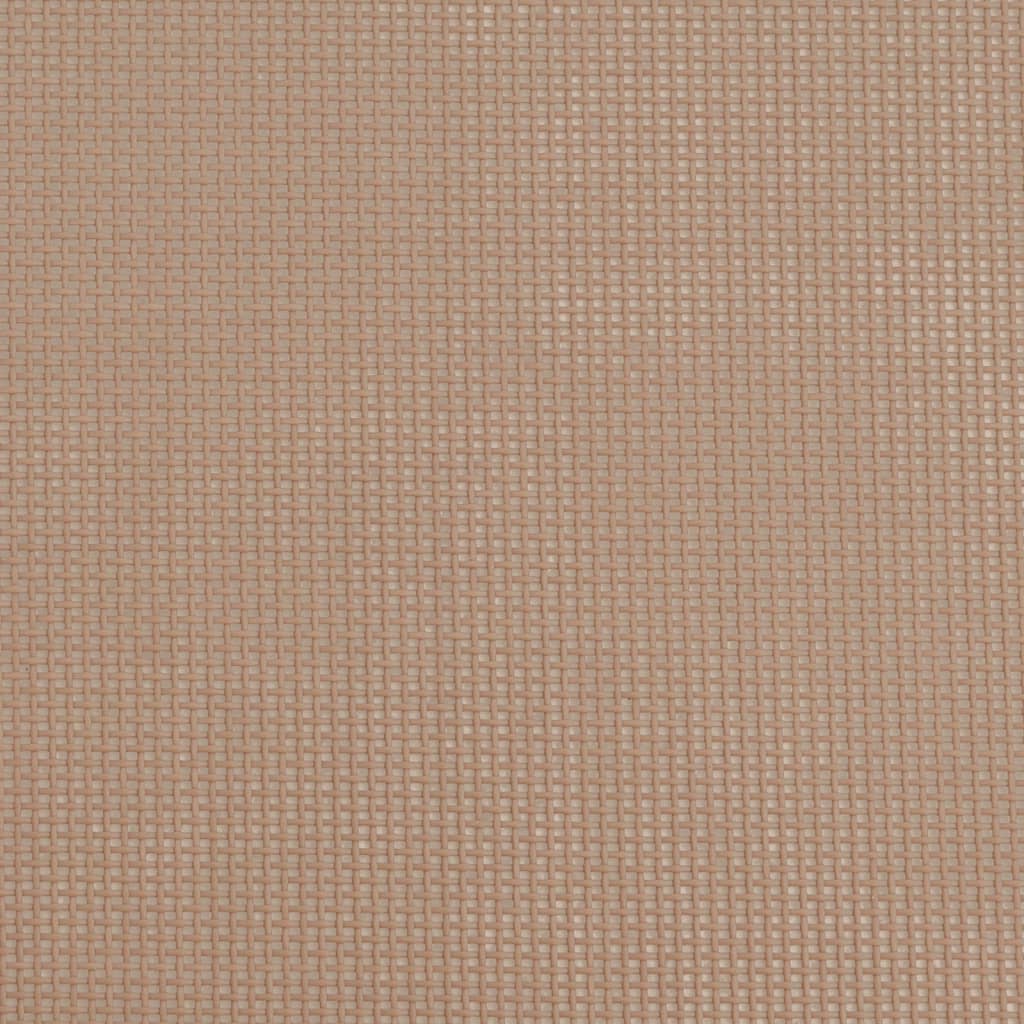 Beach chairs, 2 pcs., taupe, textilene and steel