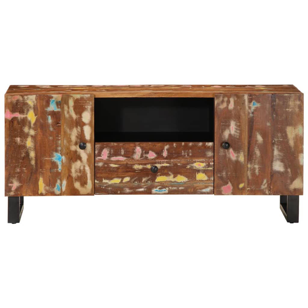 TV spintelė, 105x33,5x46cm, perdirbta/apdirbta mediena