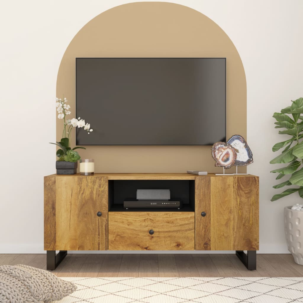 TV cabinet, 105x33.5x46cm, mango/reclaimed wood