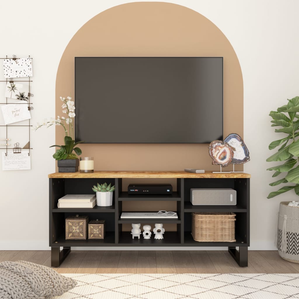 TV cabinet, 100x33x46cm, mango/engineered wood