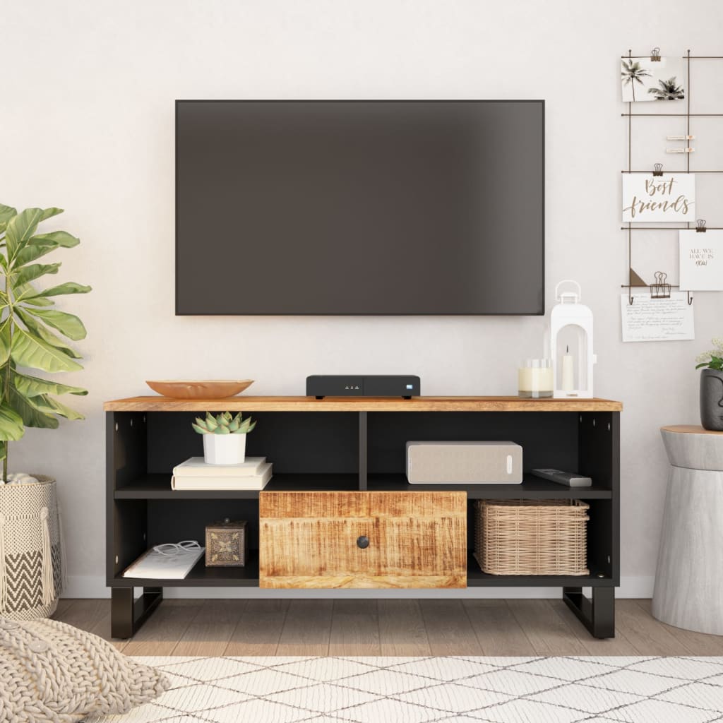 TV cabinet, 100x33x46cm, mango/engineered wood