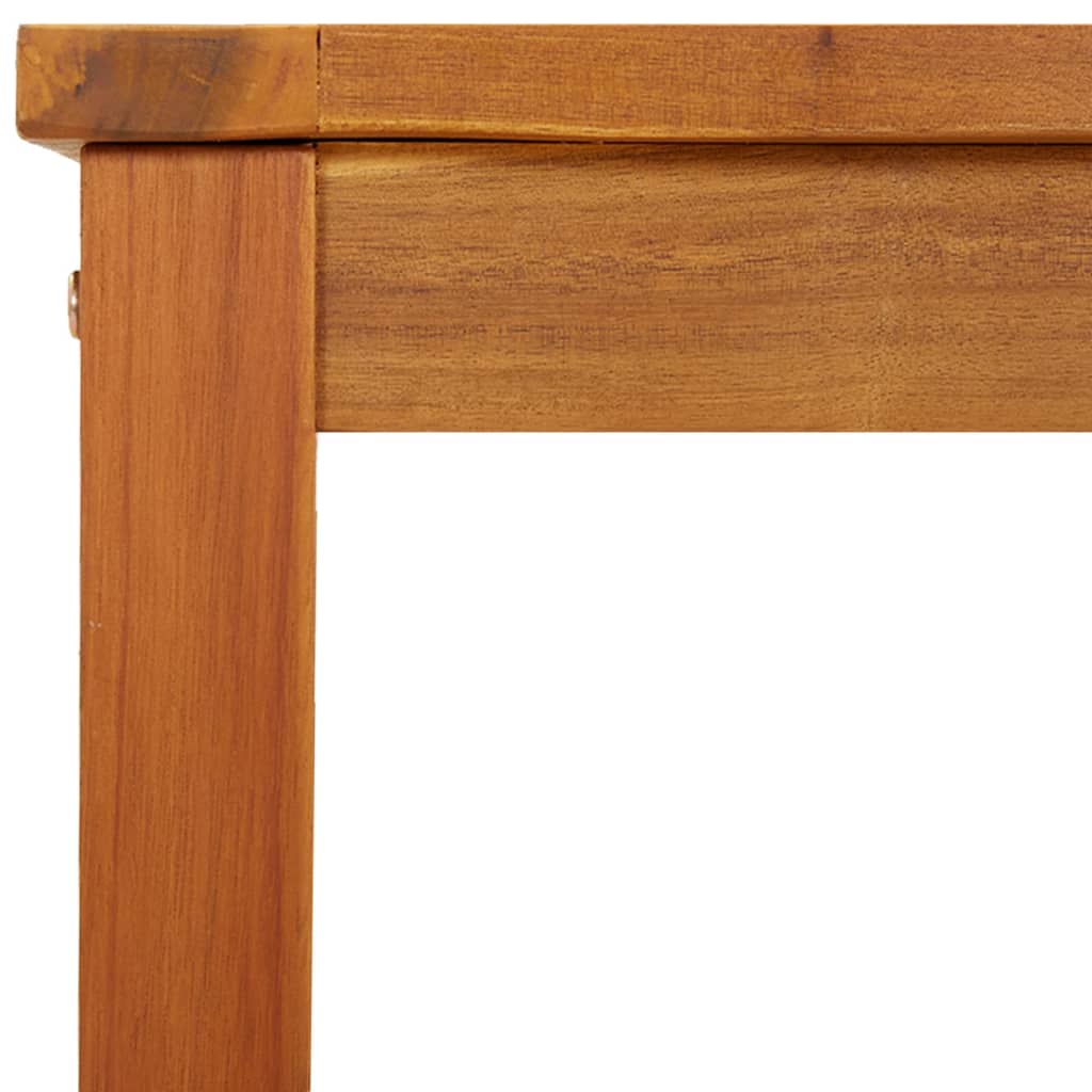 Garden bench, 110x35x45cm, solid acacia wood