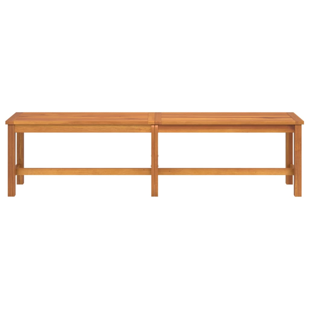 Garden bench, 180x35x45cm, solid acacia wood