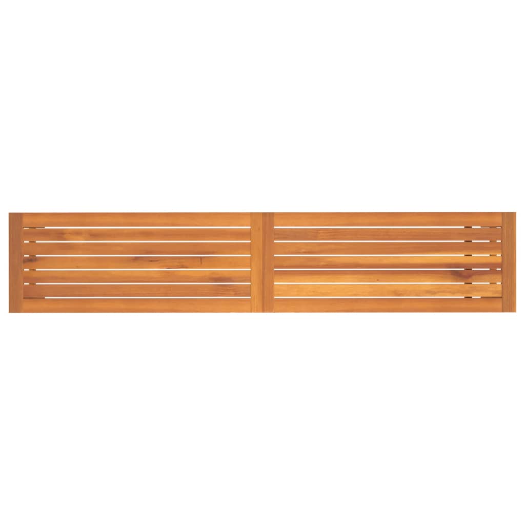 Garden bench, 180x35x45cm, solid acacia wood