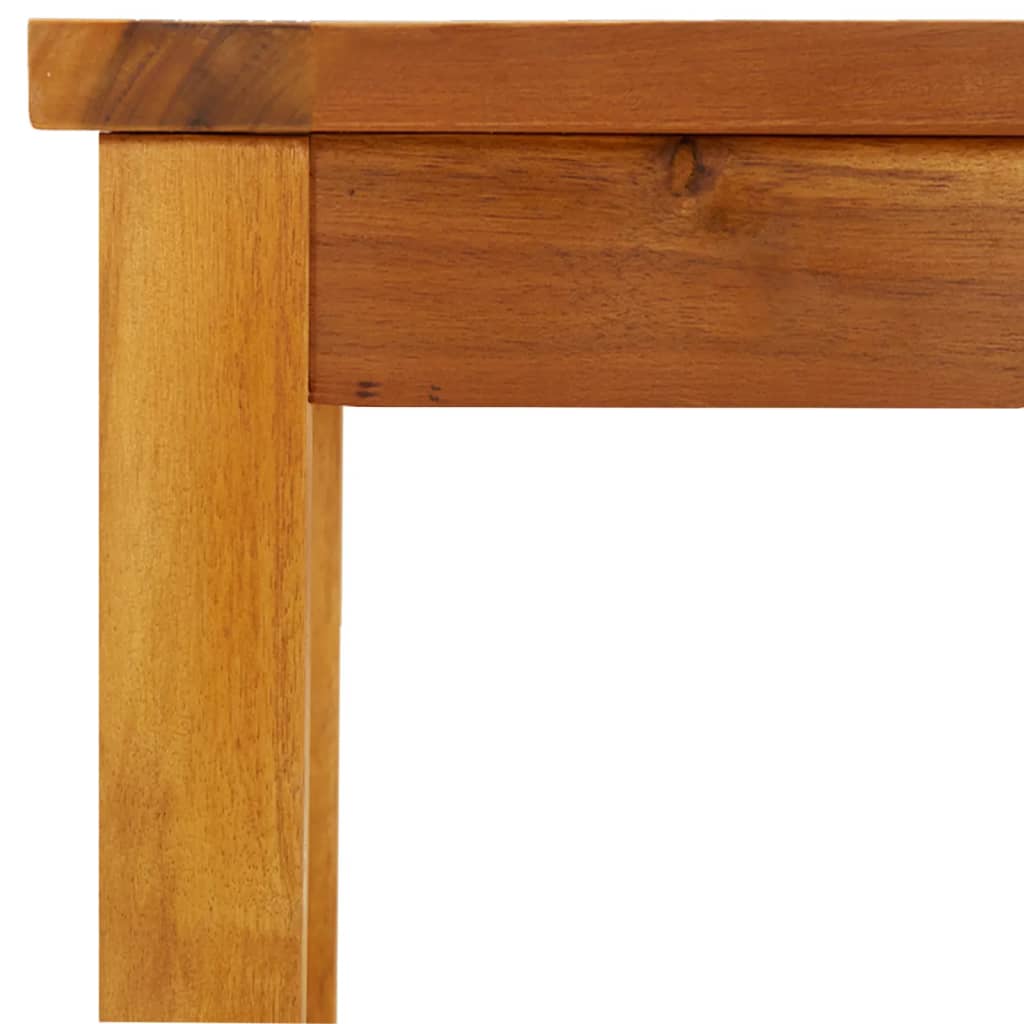 Garden bench, 180x35x45cm, solid acacia wood