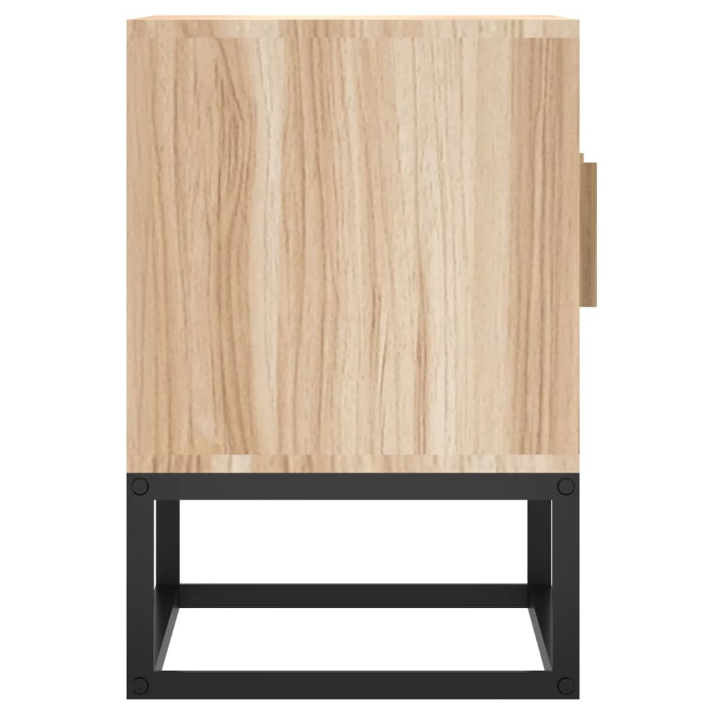 TV cabinet, 105x30x45cm, treated wood/iron