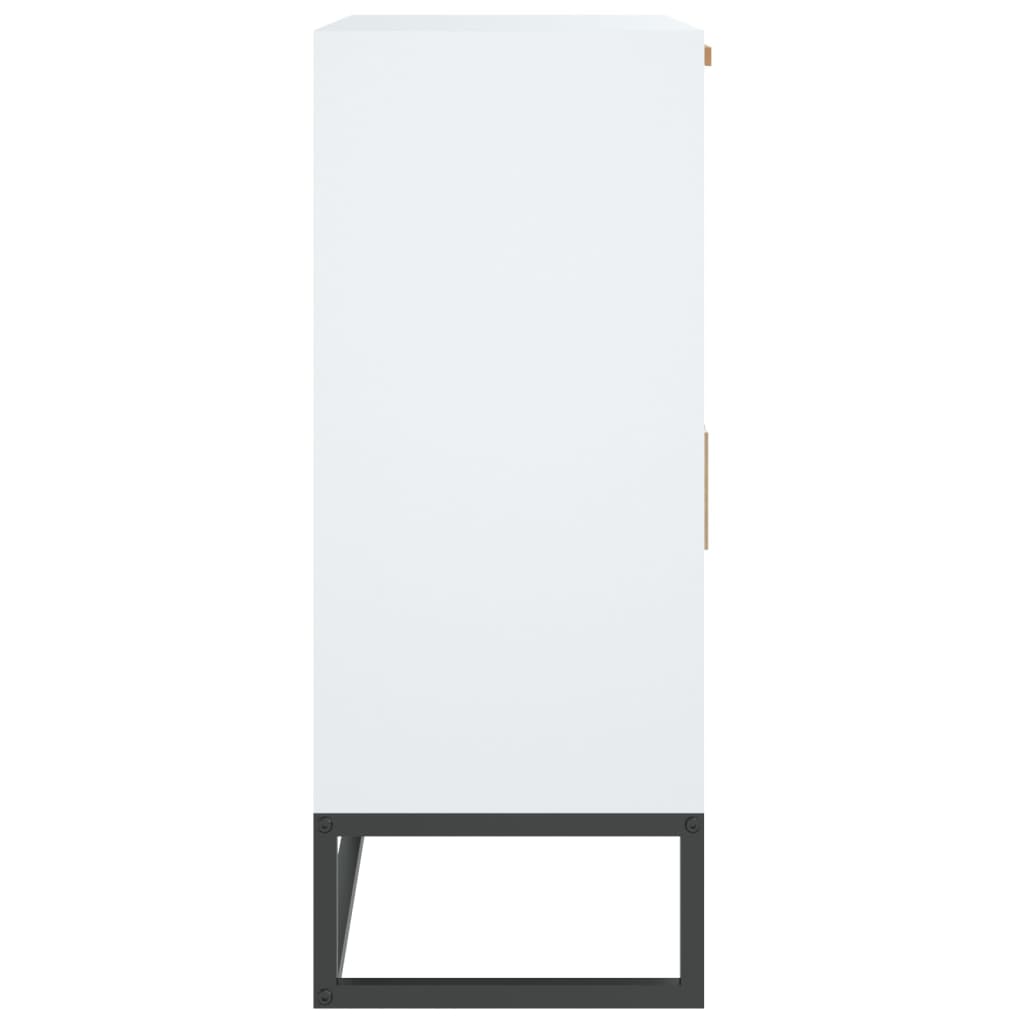 Side cabinet, white, 60x30x75cm, engineered wood