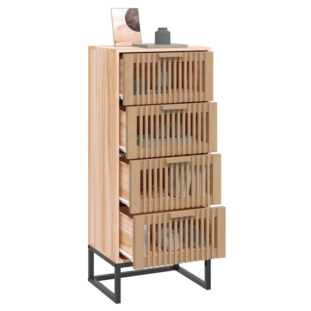 Chest of drawers, 40x30x95cm, treated wood