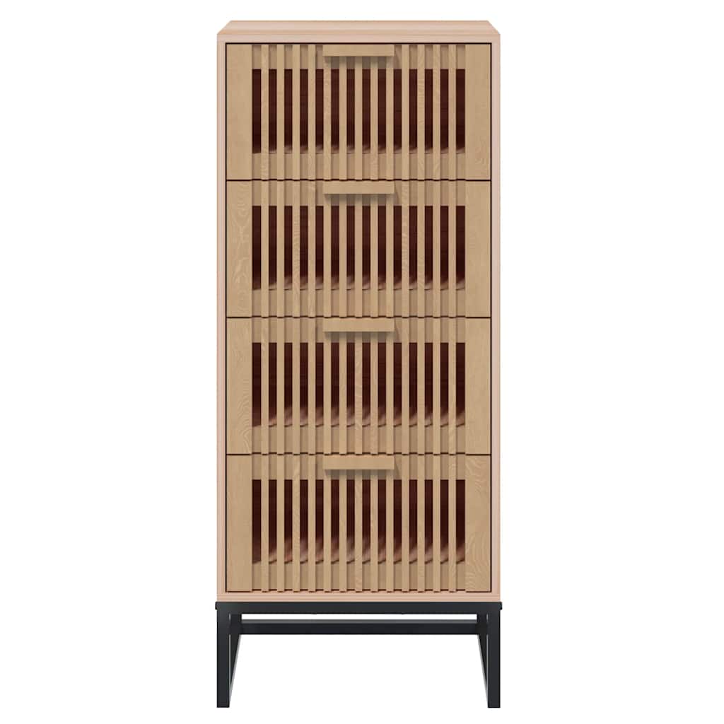 Chest of drawers, 40x30x95cm, treated wood