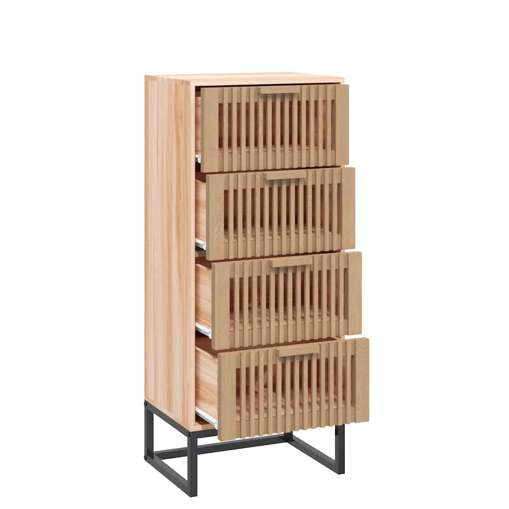 Chest of drawers, 40x30x95cm, treated wood