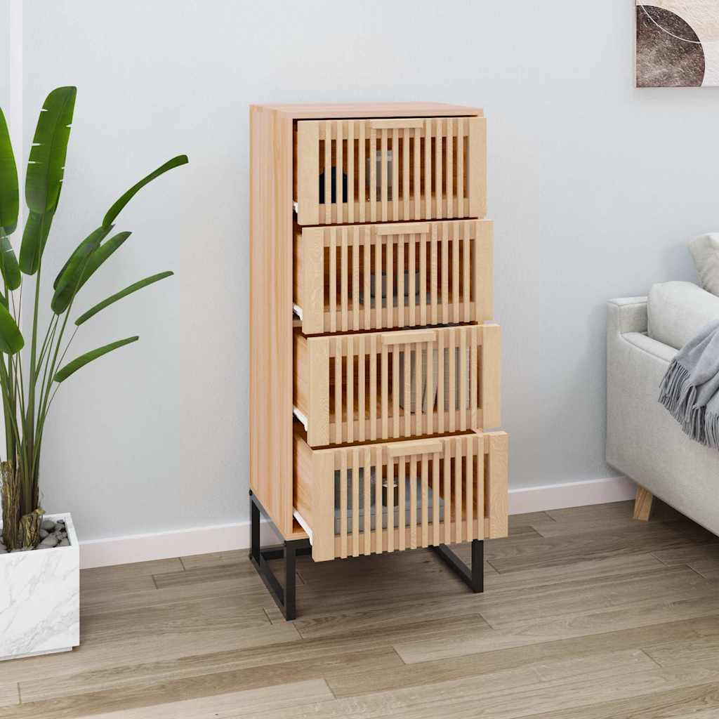 Chest of drawers, 40x30x95cm, treated wood