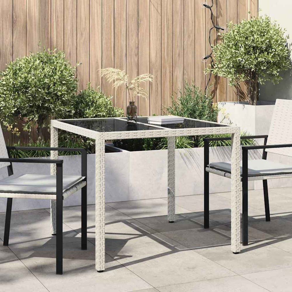 Sodo stalas Balta 90 x 90 x 75 cm poliratanas