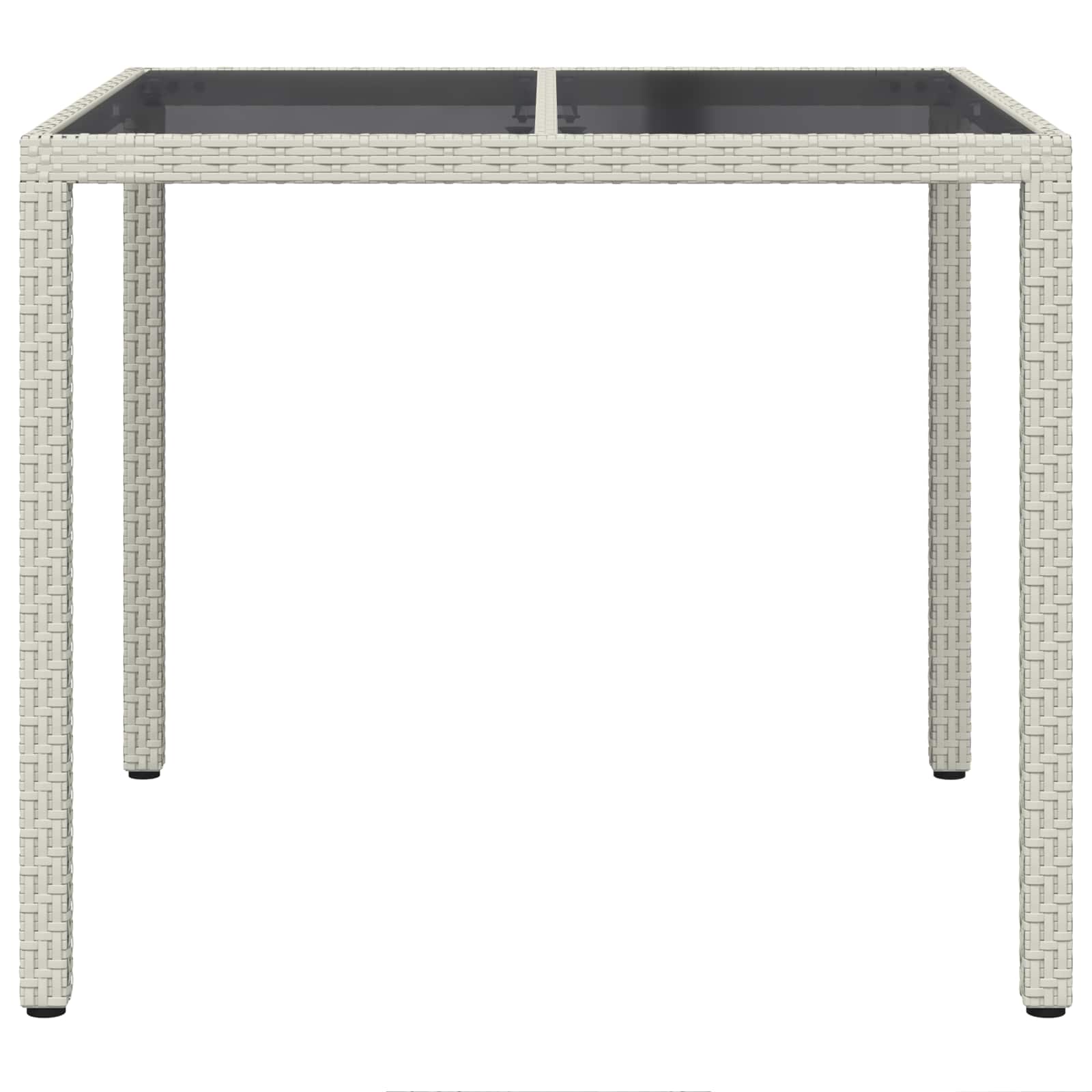 Sodo stalas Balta 90 x 90 x 75 cm poliratanas