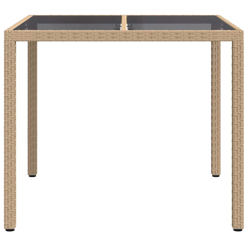 Dārza pusdienu galds Smilšu 90 x 90 x 75 cm Poliratāns