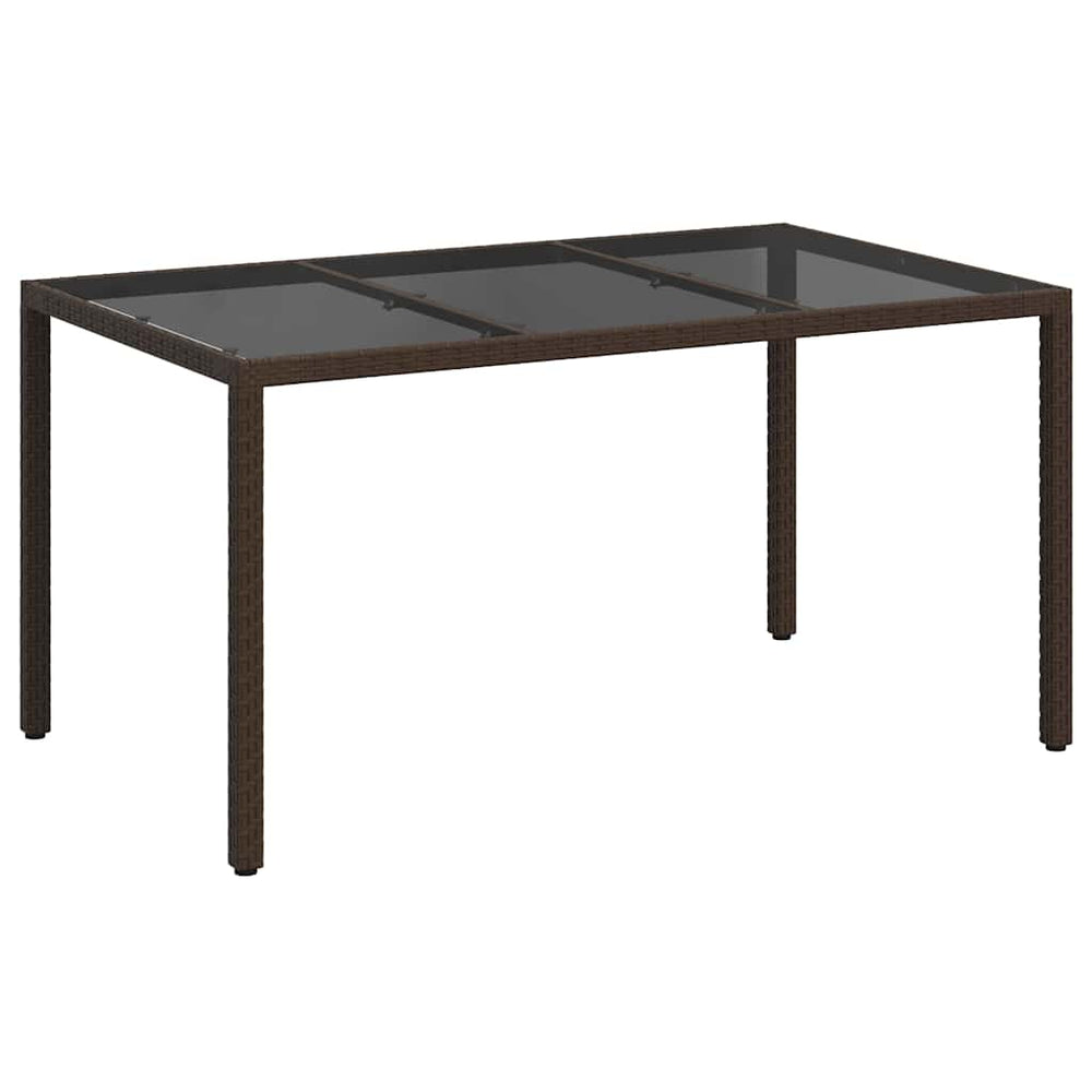 Sodo stalas Ruda 150 x 90 x 75 cm poliratanas