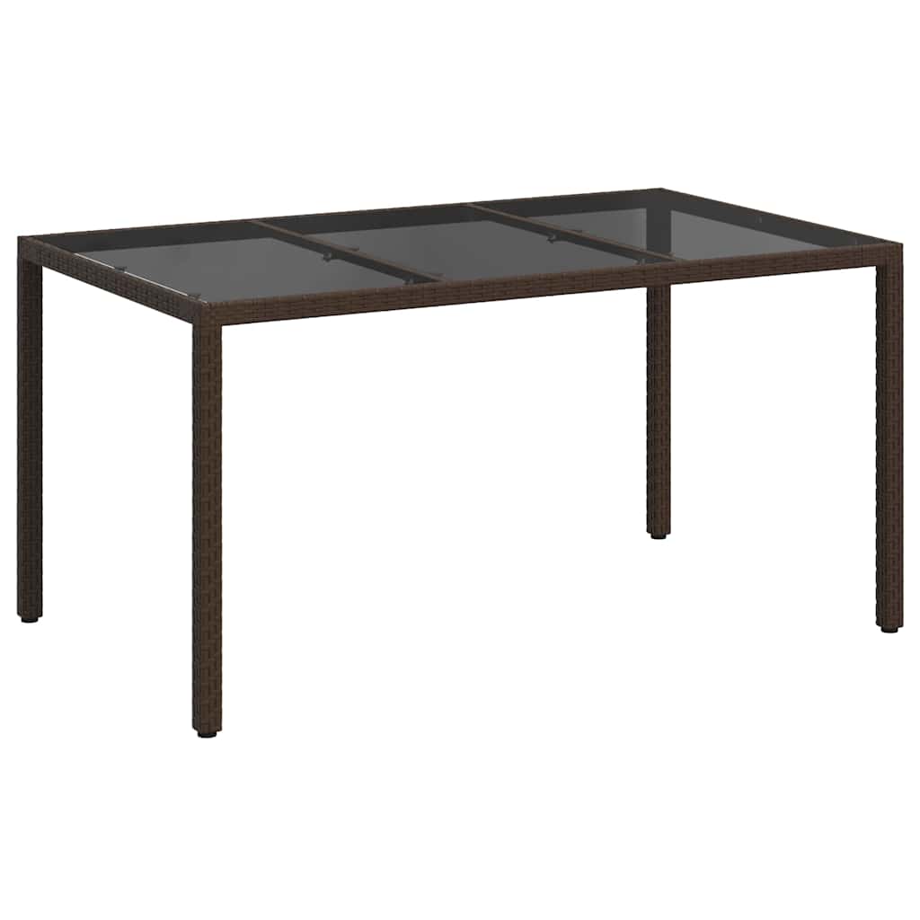 Sodo stalas Ruda 150 x 90 x 75 cm poliratanas