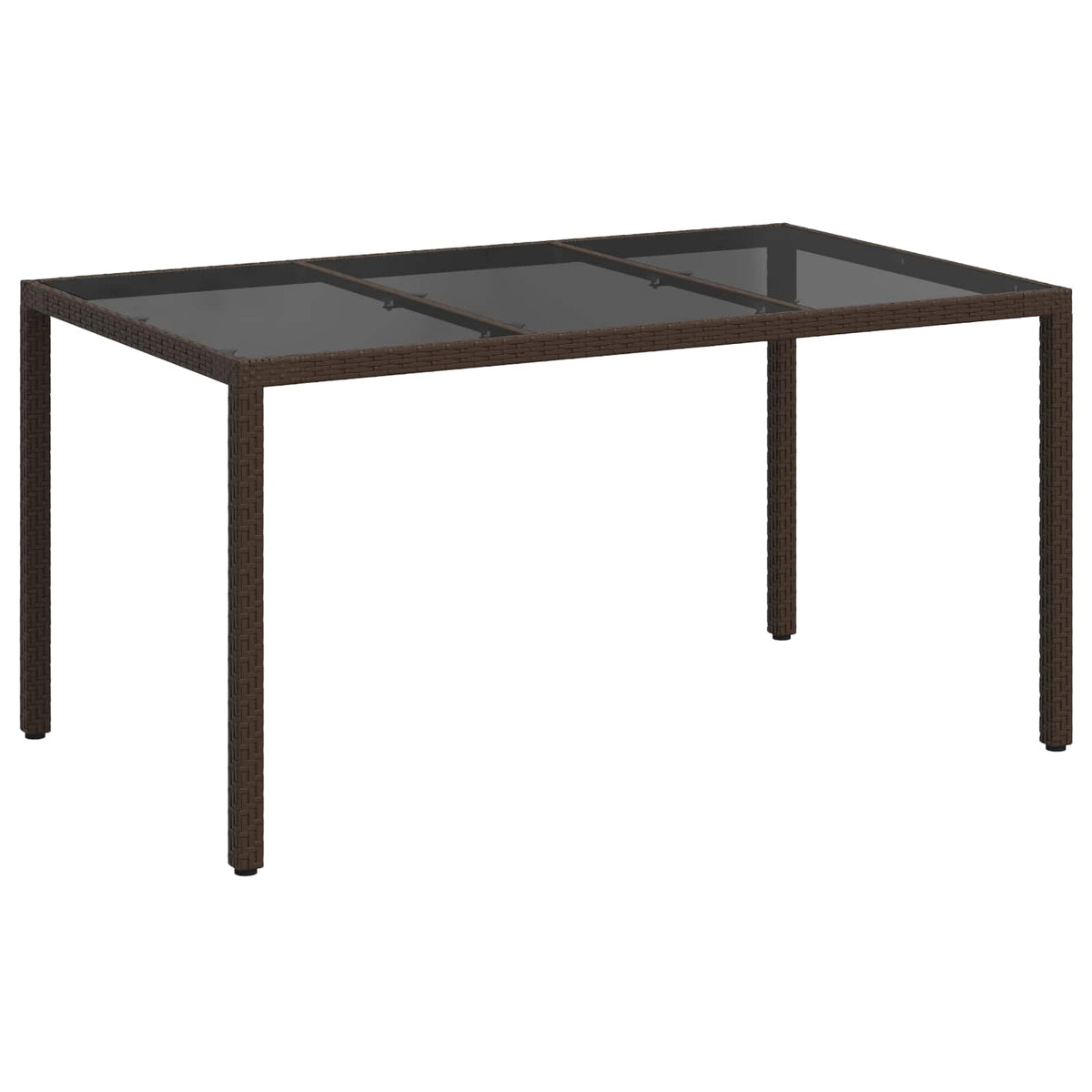 Sodo stalas Ruda 150 x 90 x 75 cm poliratanas