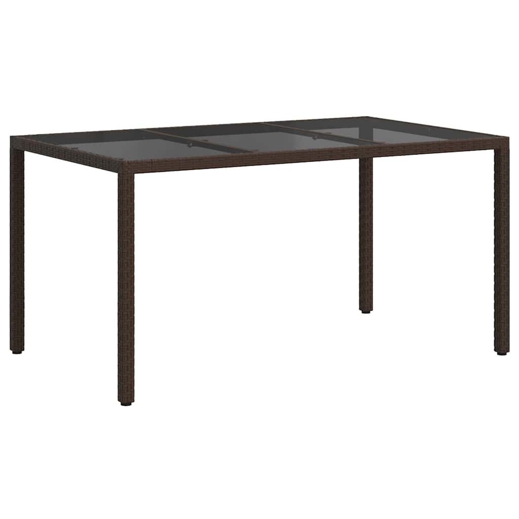 Sodo stalas Ruda 150 x 90 x 75 cm poliratanas