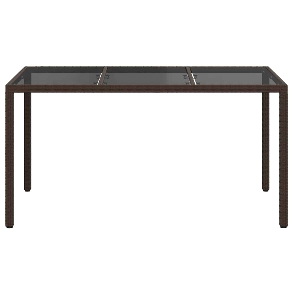 Sodo stalas Ruda 150 x 90 x 75 cm poliratanas