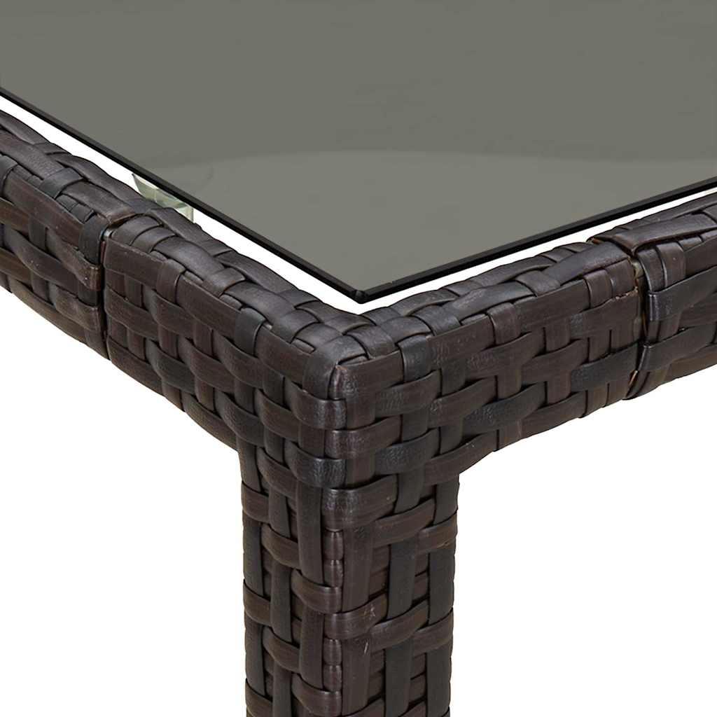Sodo valgymo stalas Ruda 250 x 100 x 75 cm Poli ratanas