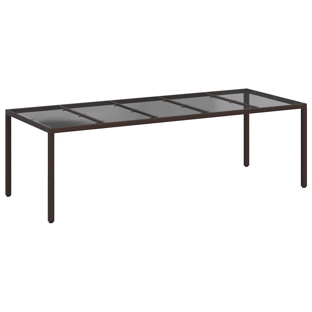Sodo valgymo stalas Ruda 250 x 100 x 75 cm Poli ratanas