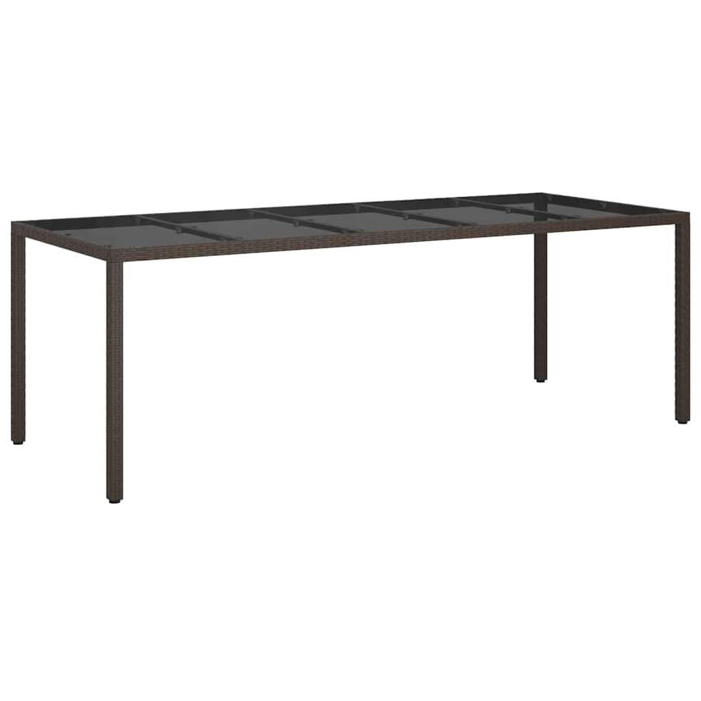 Sodo valgymo stalas Ruda 250 x 100 x 75 cm Poli ratanas