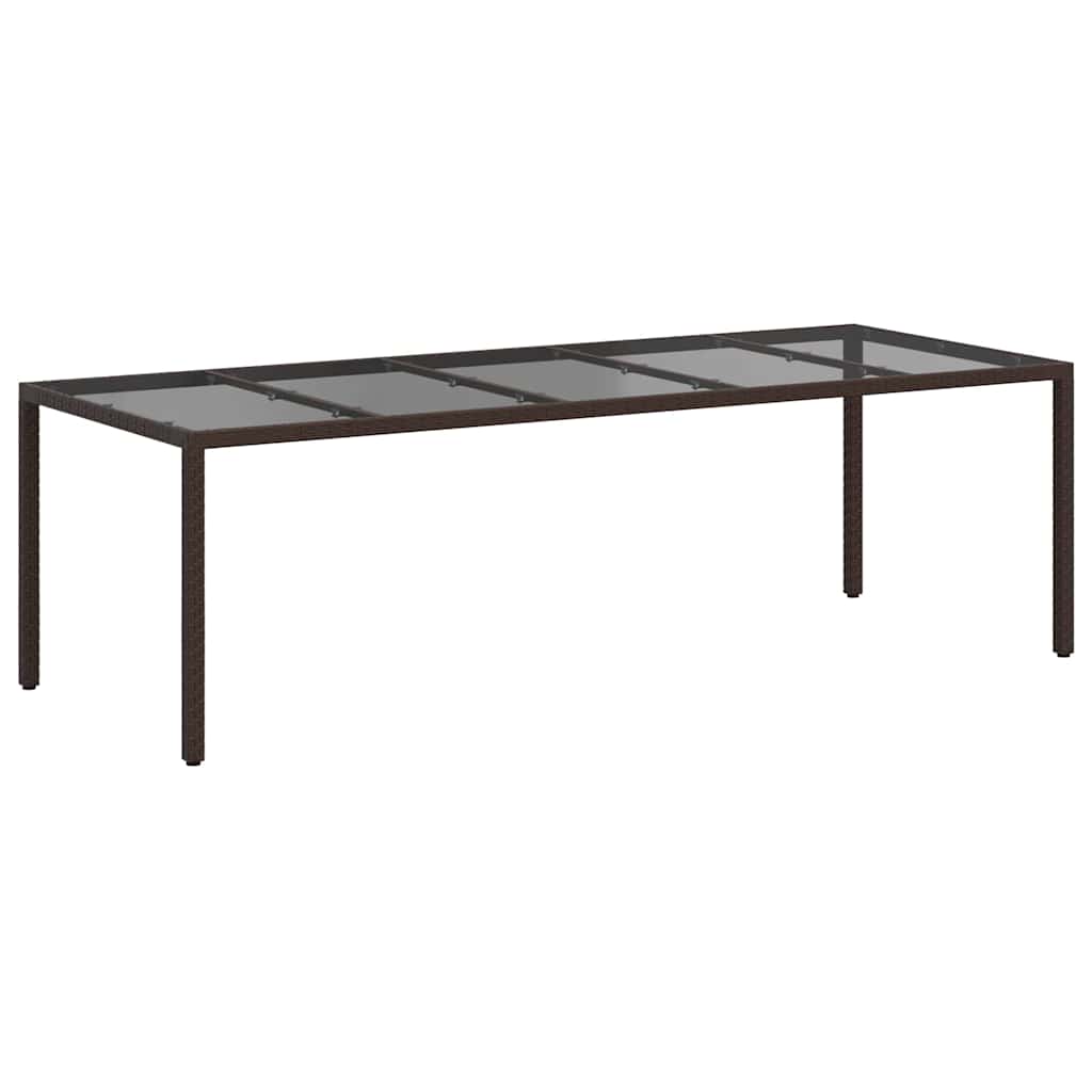 Sodo valgymo stalas Ruda 250 x 100 x 75 cm Poli ratanas