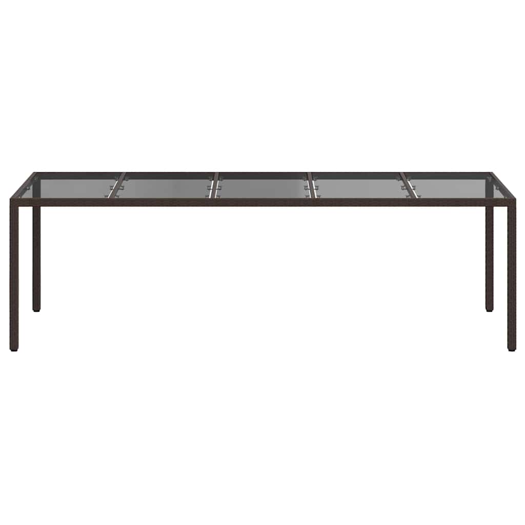 Sodo valgymo stalas Ruda 250 x 100 x 75 cm Poli ratanas