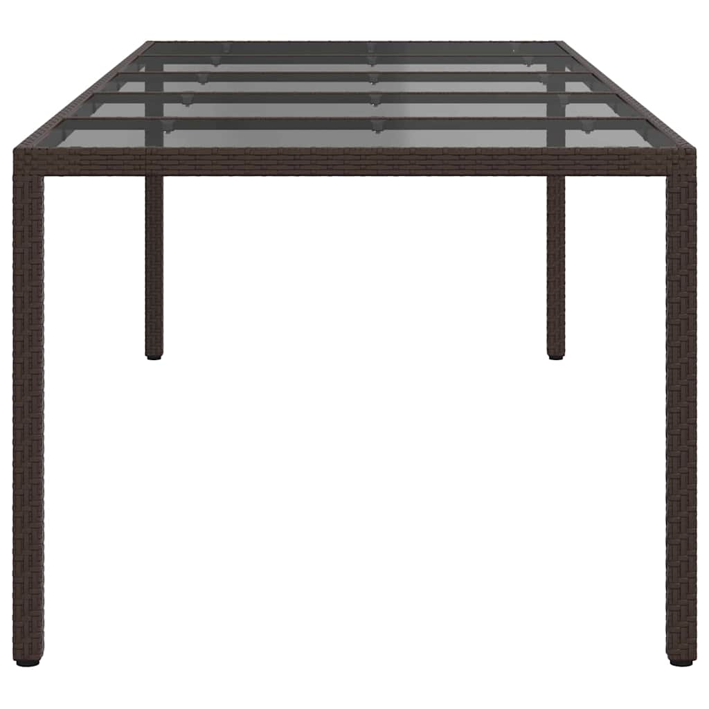 Sodo valgymo stalas Ruda 250 x 100 x 75 cm Poli ratanas