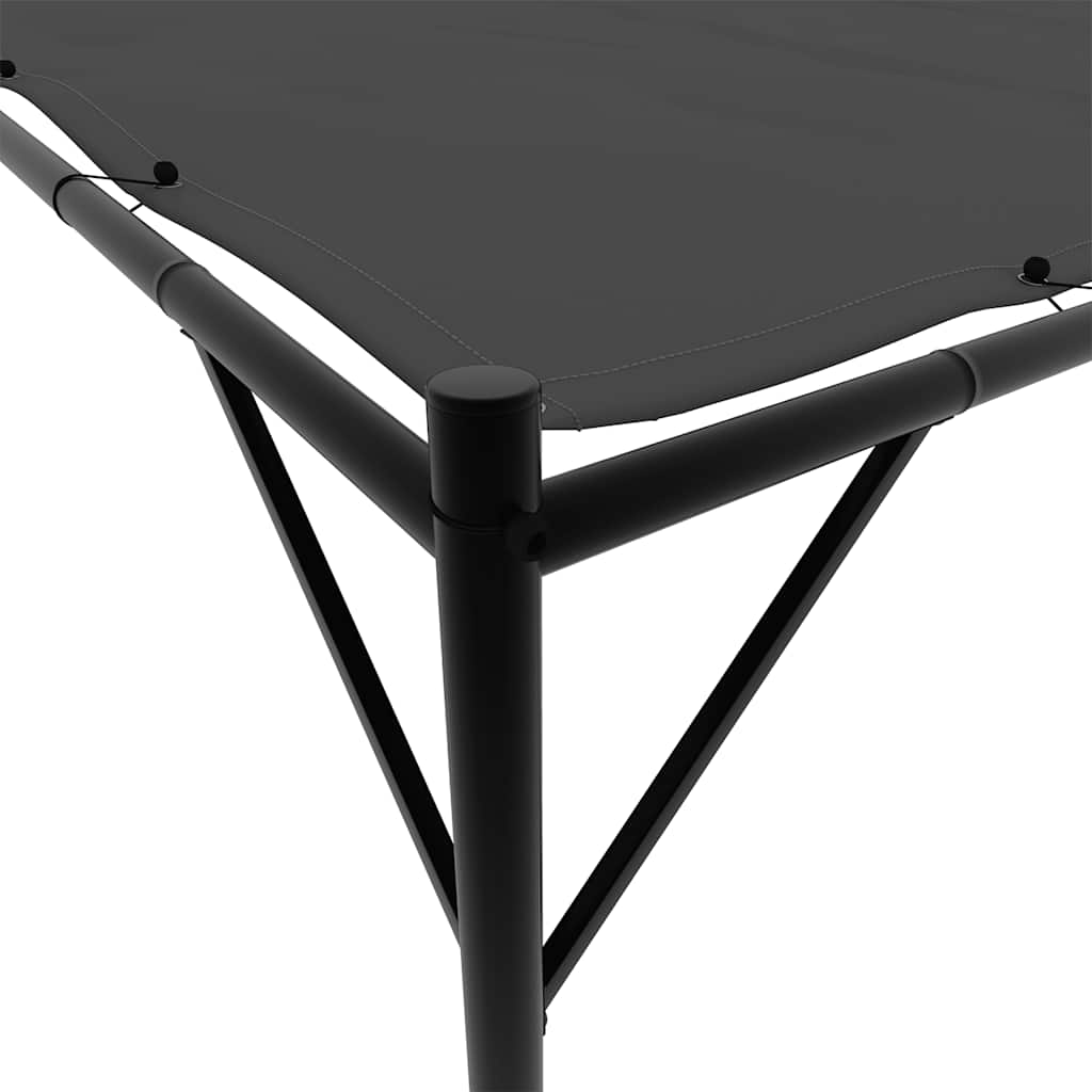 Pavėsinė, antracito spalvos, 4x4m, audinys ir plienas, 180g/m²