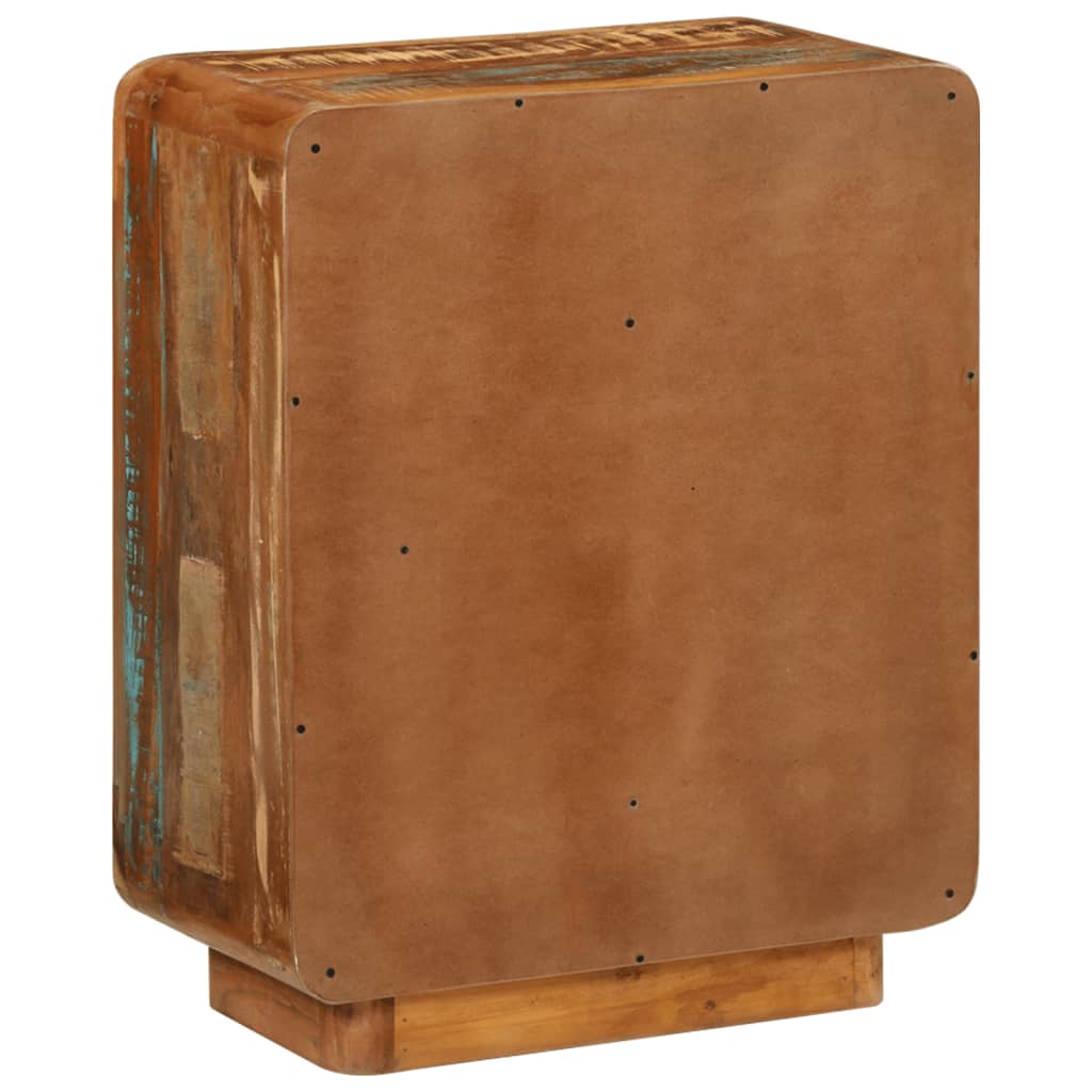 Side cabinet with 3 drawers, 55x30x70cm, reclaimed wood