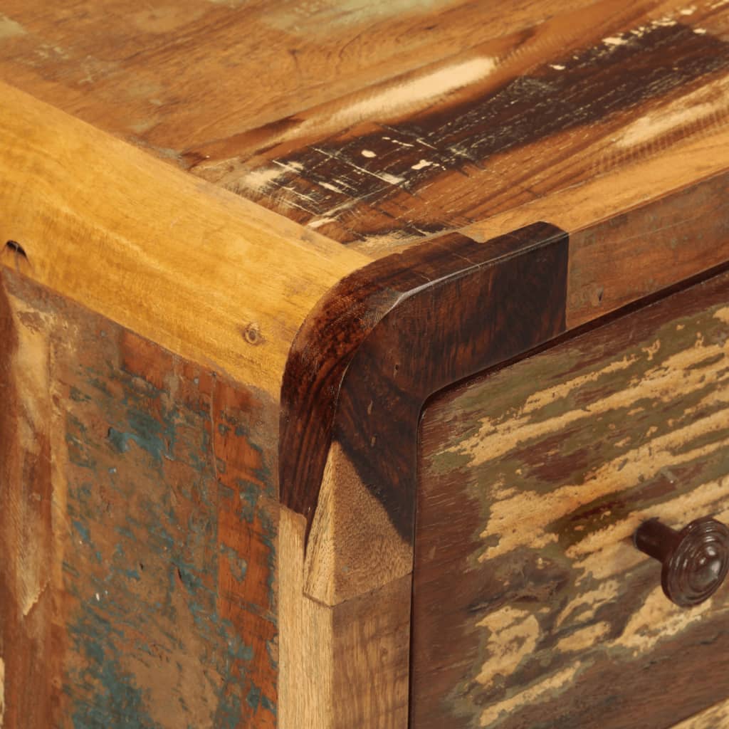 Side cabinet with 3 drawers, 55x30x70cm, reclaimed wood