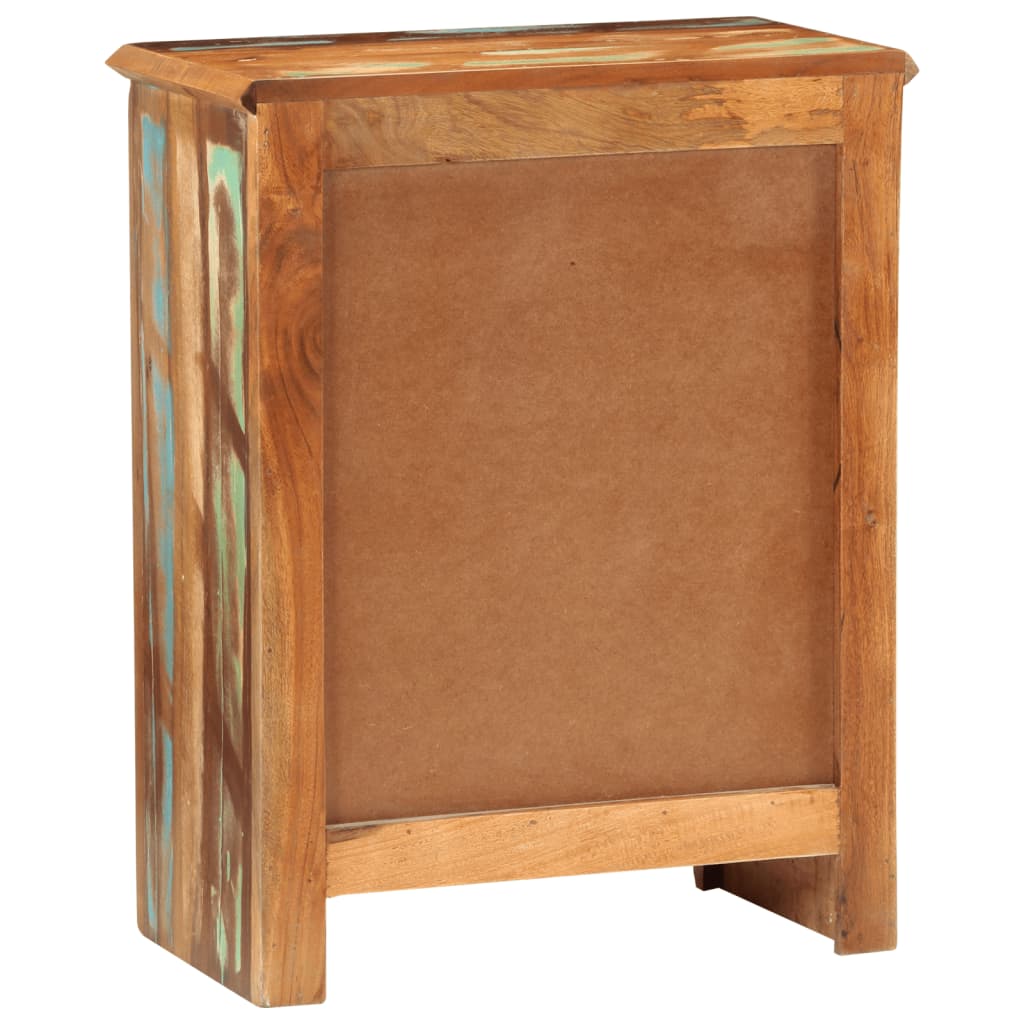 Sideboard with 2 doors, 55x30x70cm, recycled wood