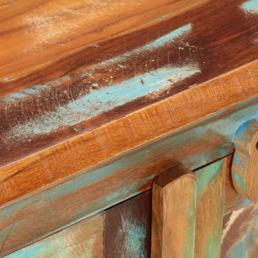 Sideboard with 2 doors, 55x30x70cm, recycled wood