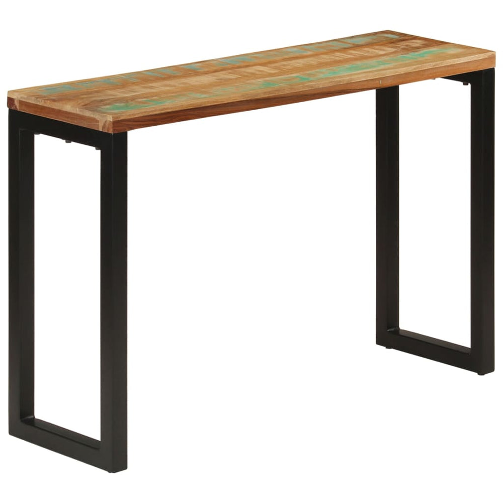 Konsolinis staliukas, 110x35x75cm, perdirbtos medienos masyvas