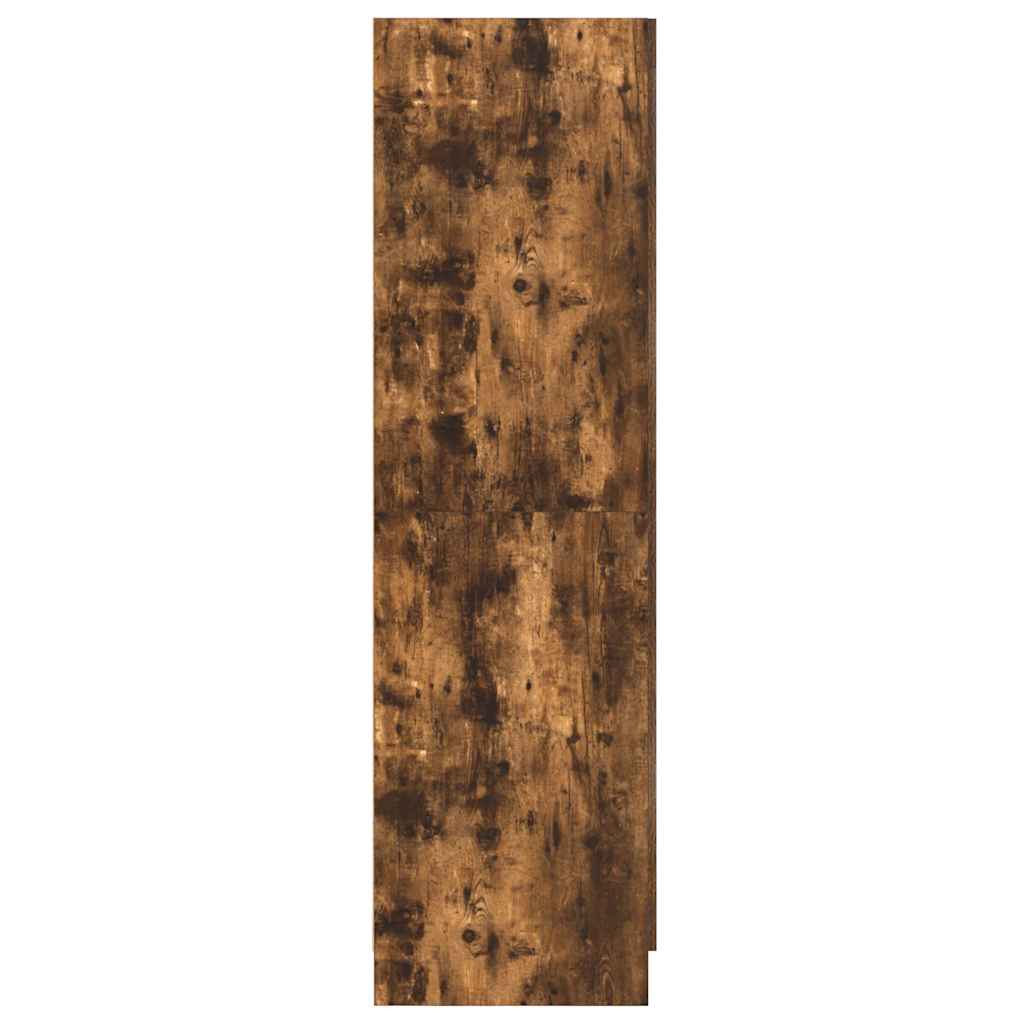 Drabužių spinta, dūminio ąžuolo, 82,5x51,5x180cm, mediena